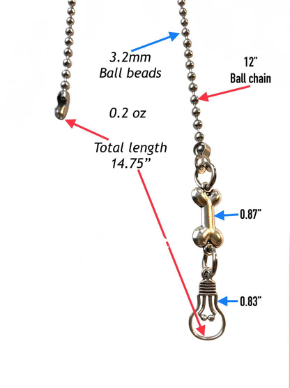 Paw Print Dog Bone Light Fan Pull Chain Ball Chain Extender Replacement