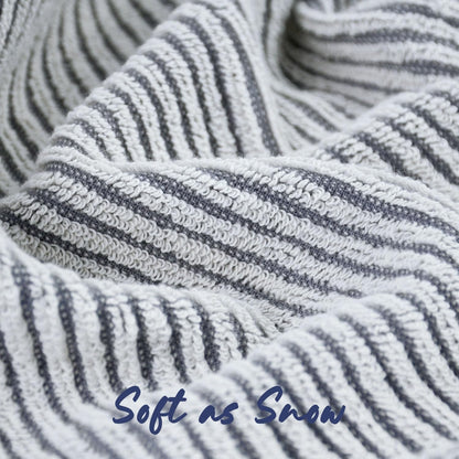 12 Set, 13 13 Inches, Cleanbear Wash Cloths for Showering, Washcloths with Stylish Jacquard Weaved Design, Cotton