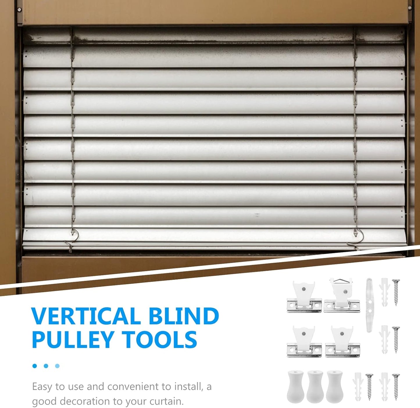 1 Set Roller Blind Repair Kit for Window Shade Brackets Pull End Curtain Accessories