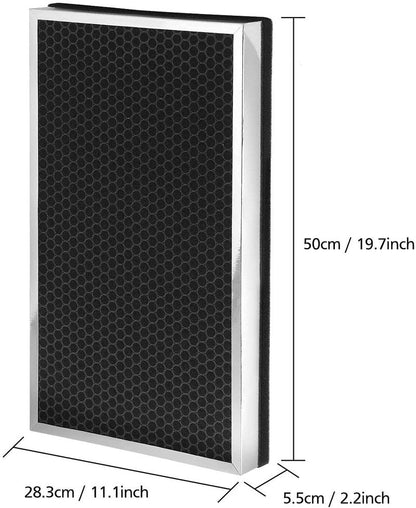 112 Replacement Filter Compatible with MA Series 112 V2.0 Air Purifie-r for Pollen, Wildfire Smoke, 3-in-1 HEPA Activated Carbon Filter, 1 Set