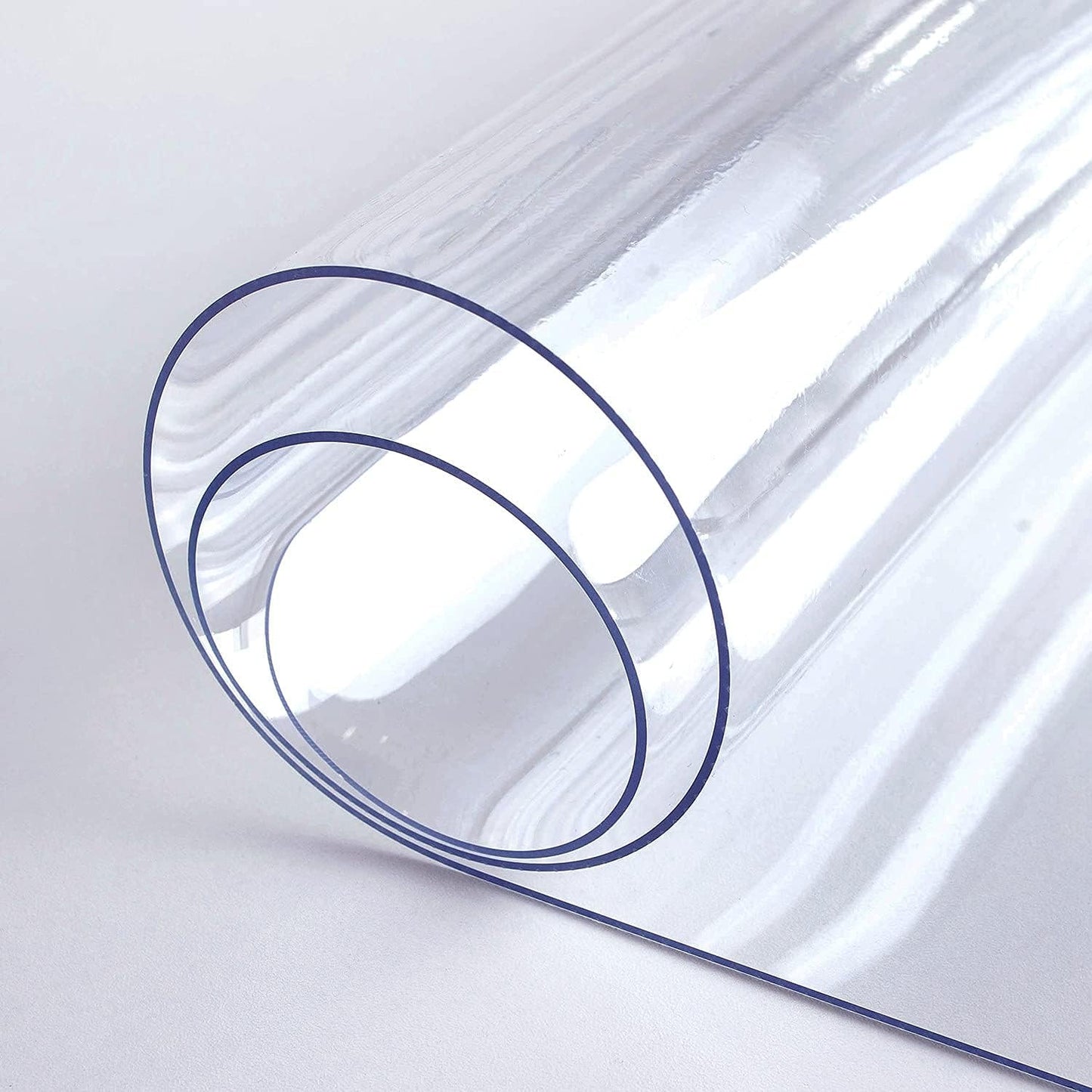 16 28 Inch, 1.5mm LovePads Clear Desk Mat x Thick Clear Table Protector, Waterproof Plastic Table Cover Protector, PVC