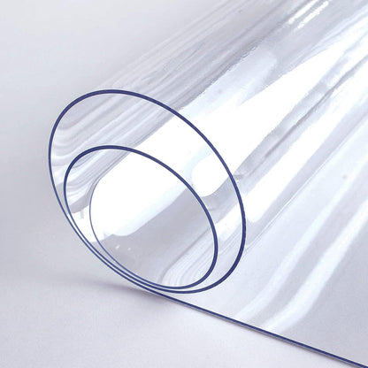 16 28 Inch, 1.5mm LovePads Clear Desk Mat x Thick Clear Table Protector, Waterproof Plastic Table Cover Protector, PVC