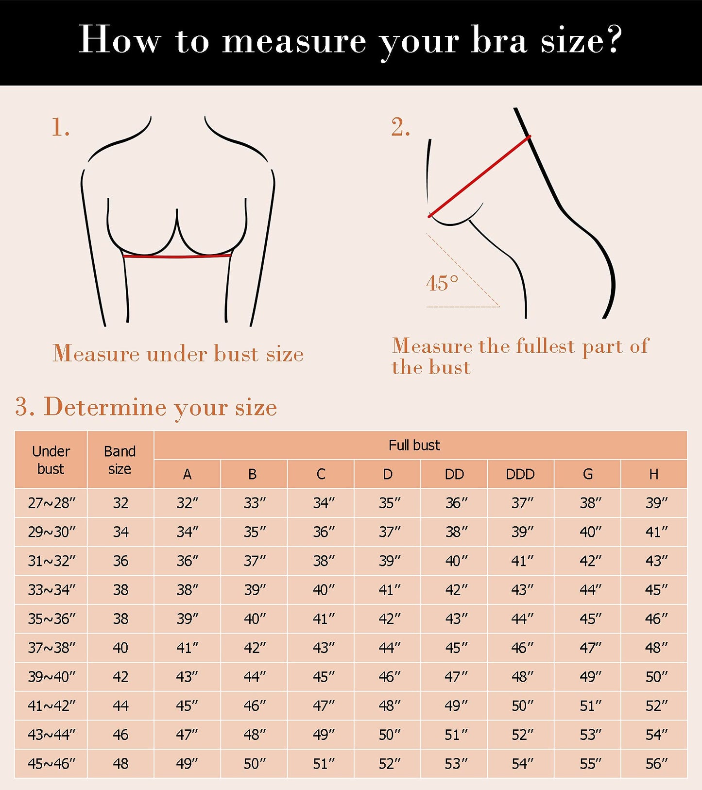 HACI Women's Front Closure Posture Bra Full Coverage Back Support Wireless Unpadded(Beige,38DD)