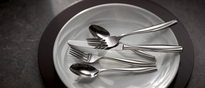 Oneida Camlynn Mirror 45 Piece Casual Flatware Set, 18/0 Stainless, Service for 8,Silver (Pack of 3)