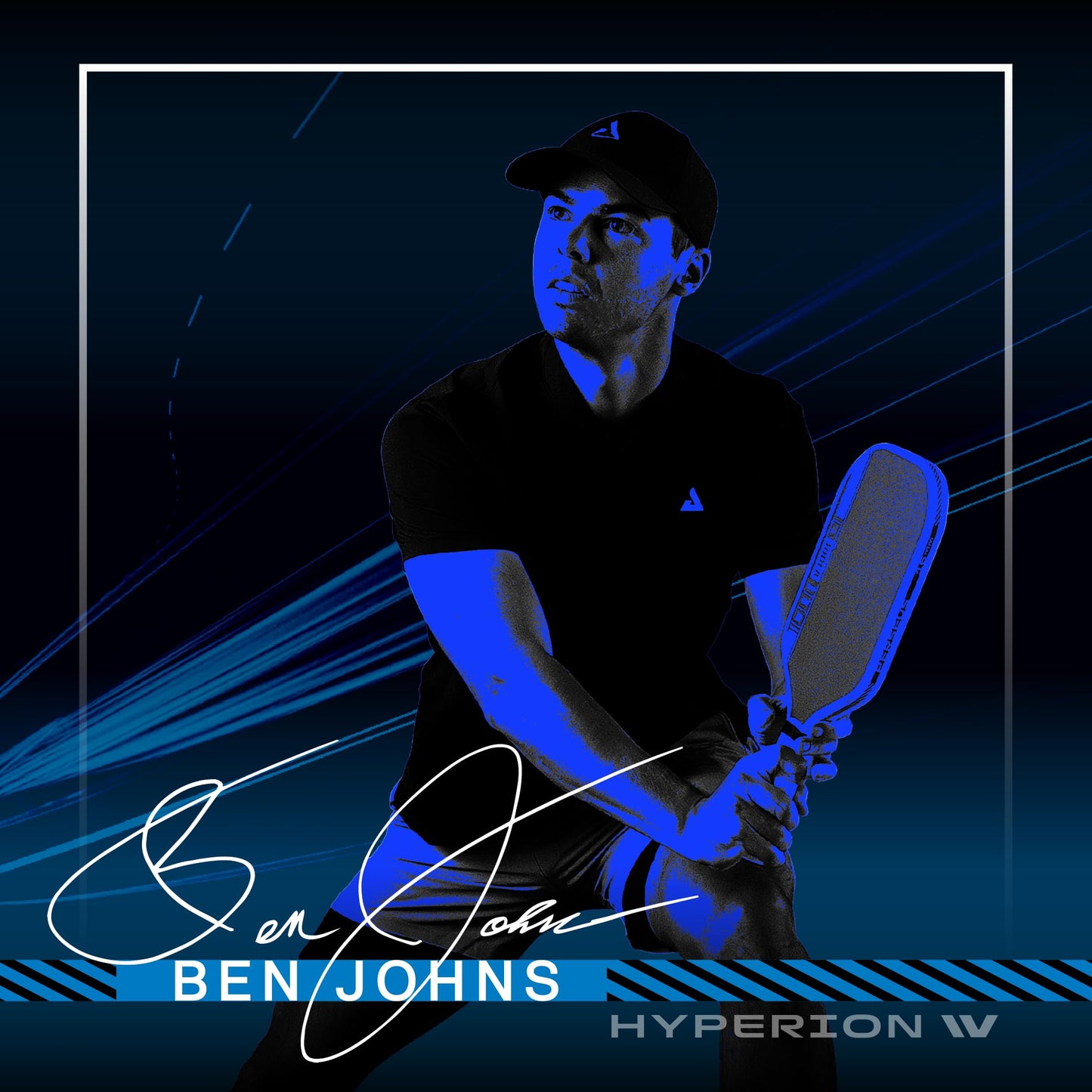 JOOLA Ben Johns Hyperion Pro IV 16mm Pickleball Paddle - Tech Flex Power - Aero Curve for Swing Speed - Propulsion Core Increases Power & Touch - UPA-A Certified - USAP Approved - NFC Chip Enabled.
