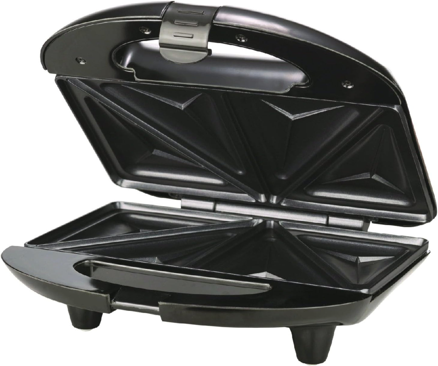Brentwood Compact Dual Sandwich Maker, Non-Stick, Black Color
