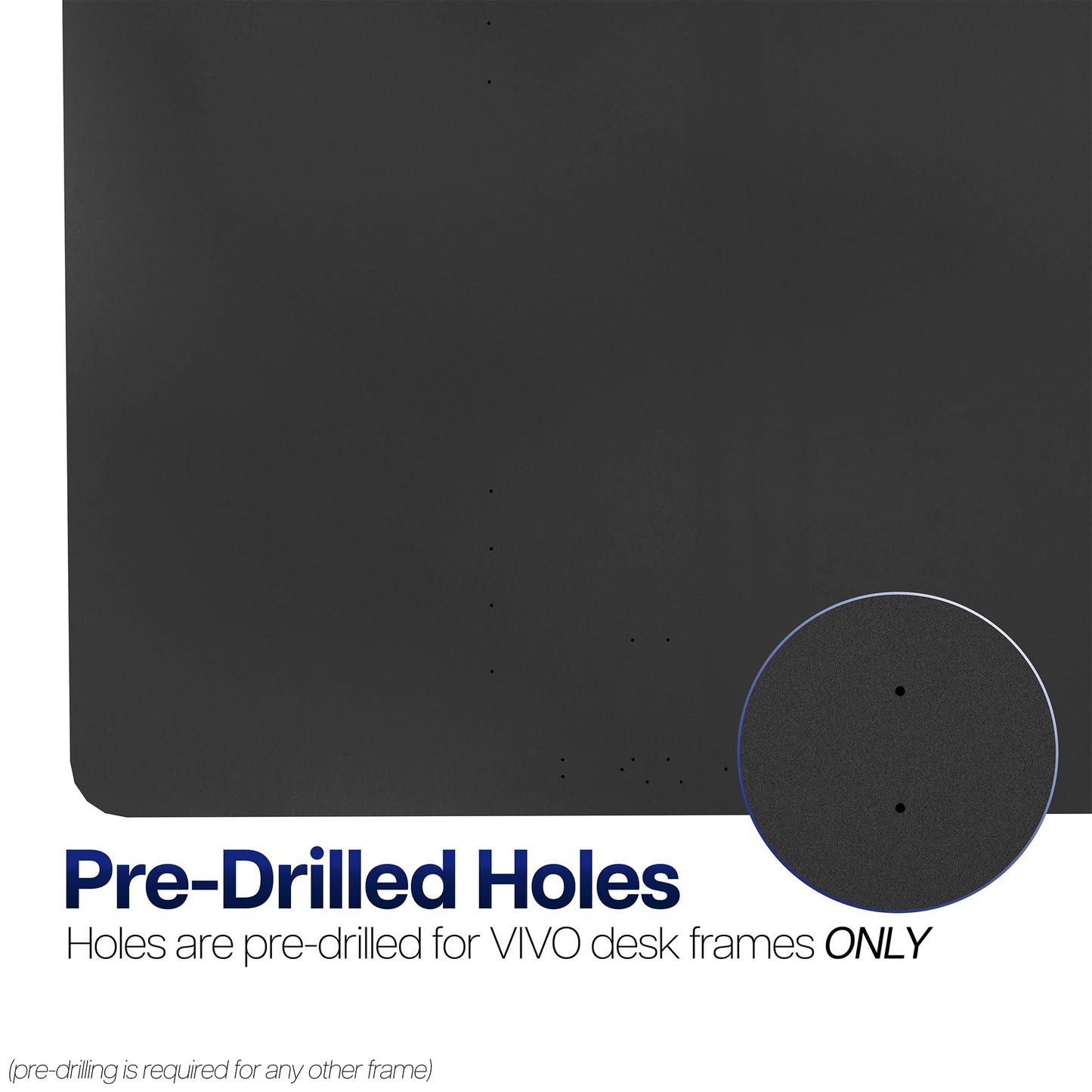 VIVO Universal 71 x 30 inch Solid One-Piece Table Top for Standard and Sit to Stand Height Adjustable Home and Office Desk Frames, Black, DESK-TOP71B