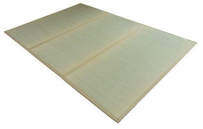 FULI Japanese Tatami Mattress, Foldable Igusa Rush Grass Tatami Rug, Natural Japanese Floor Mattress Mat Made in Japan, Full XL