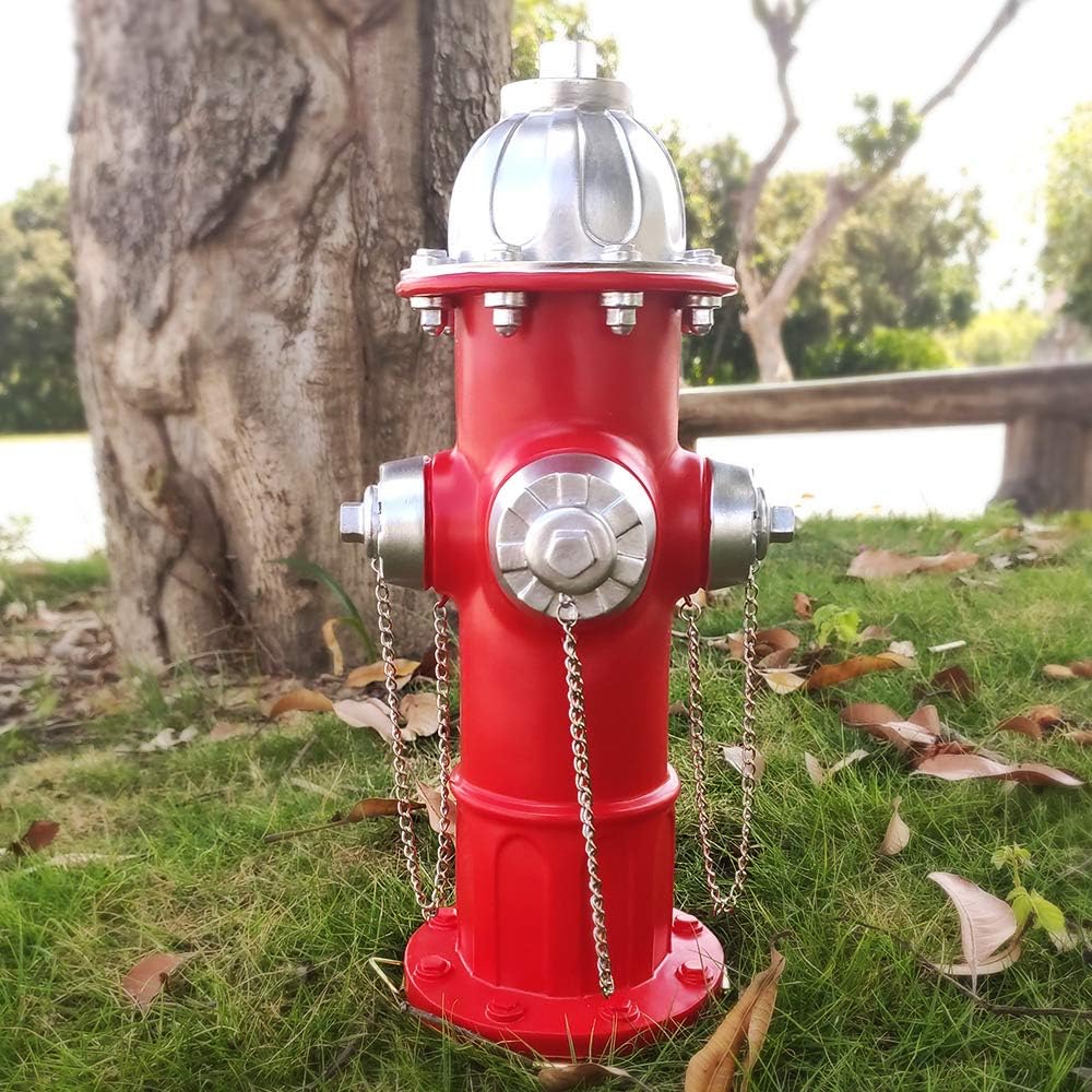 Generic 14.5 inch Dog Pee Post - Fake Fire Hydrant Outdoor Play Equipment, Puppy Training Post