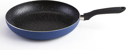 IMUSA USA 12" Fry Pan with Stone Speckled Exterior and Non-Stick Speckled Interior