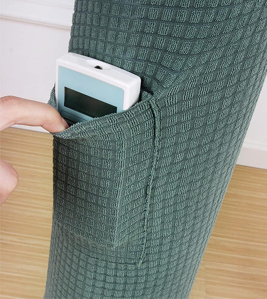 Tower Fan Dust Cover, Water-Repellent Stretch Spandex Dustproof Guard for Household Office Fans, with Pocket (White)