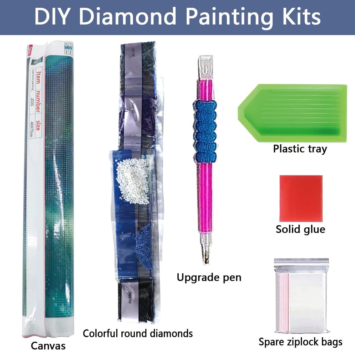 Benjenes 3Pcs Jesus Christ Prayer Diamond Art Kits for Adults, Diamond Painting Kits for Adults, 5D DIY Round Drill Gem Art Paint with Diamonds Dots Crafts Kits for Home Decor Gift 14x14inch