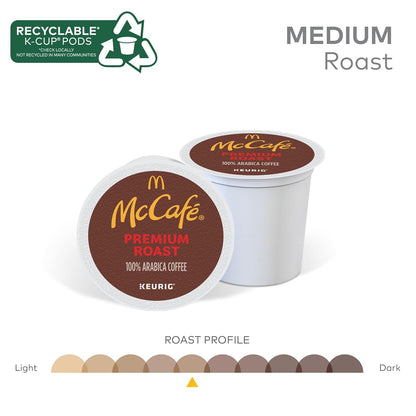 McCafé Premium Roast K-Cup Pods - Medium Roast Coffee, 48 Count for Rich Flavor and Convenience