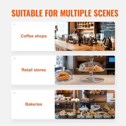 Acrylic Display Case 5 Layer Bakery Pastry Display Case Countertop Dessert Acrylic Display Shelf Donut Cookie Display Cabinet Plastic Case by Marketing Holders