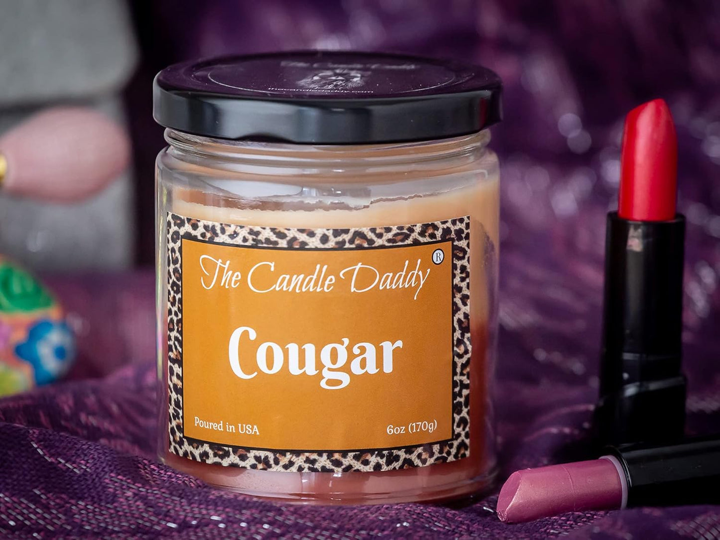 Cougar After Hours Bake Sale Scented Candle - 6 Ounce Jar, 40 Hour Burn Time