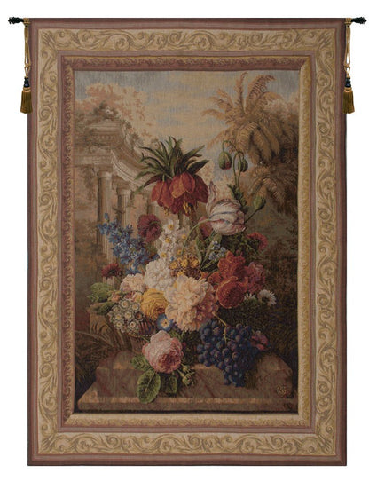 Charlotte Home Furnishings Inc. Bouquet Exotique French Tapestry Wall Hanging 78 X 58 Inch Viscose Cotton And Polyester Blend Wall Art Perfect For Home Decor Wall Decor By Jan Frans Van Dael