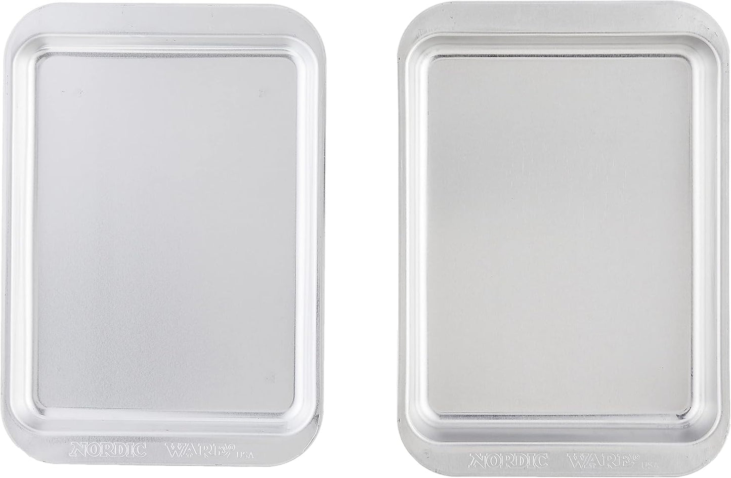 Nordic Ware Naturals 3-Piece Compact Pan Set - Toaster Oven & Air Fryer Safe | Perfect for 1-2 Portions