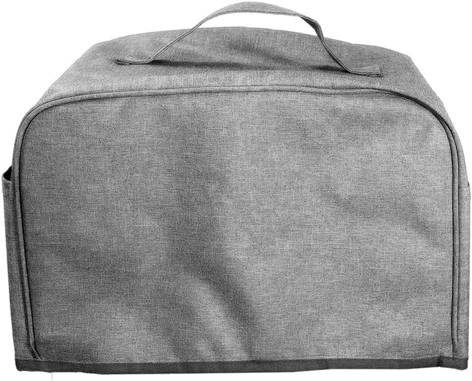 Large 4 Slice Toaster Cover, Dust-proof & Oil Proof, Fits Most Toasters, Gray, 16” x 7.5” x 8”