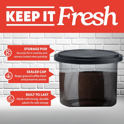 Gourmia 10 Cup Grind & Brew Coffee Maker - Built-In Burr Grinder, 3 Brew Strengths, Programmable Digital Display, Pause & Serve, Keep Warm, Auto Shut Off, Black