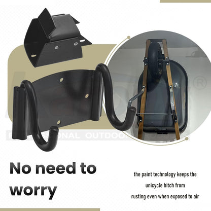 Wheelbarrow Storage Bracket by [Brand Name] - Heavy Duty 90 lbs Capacity with Spring Loaded Lift Latch