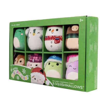 Squishmallows 4-inch Ornament Plush 8-Pack Assorted (Winter)