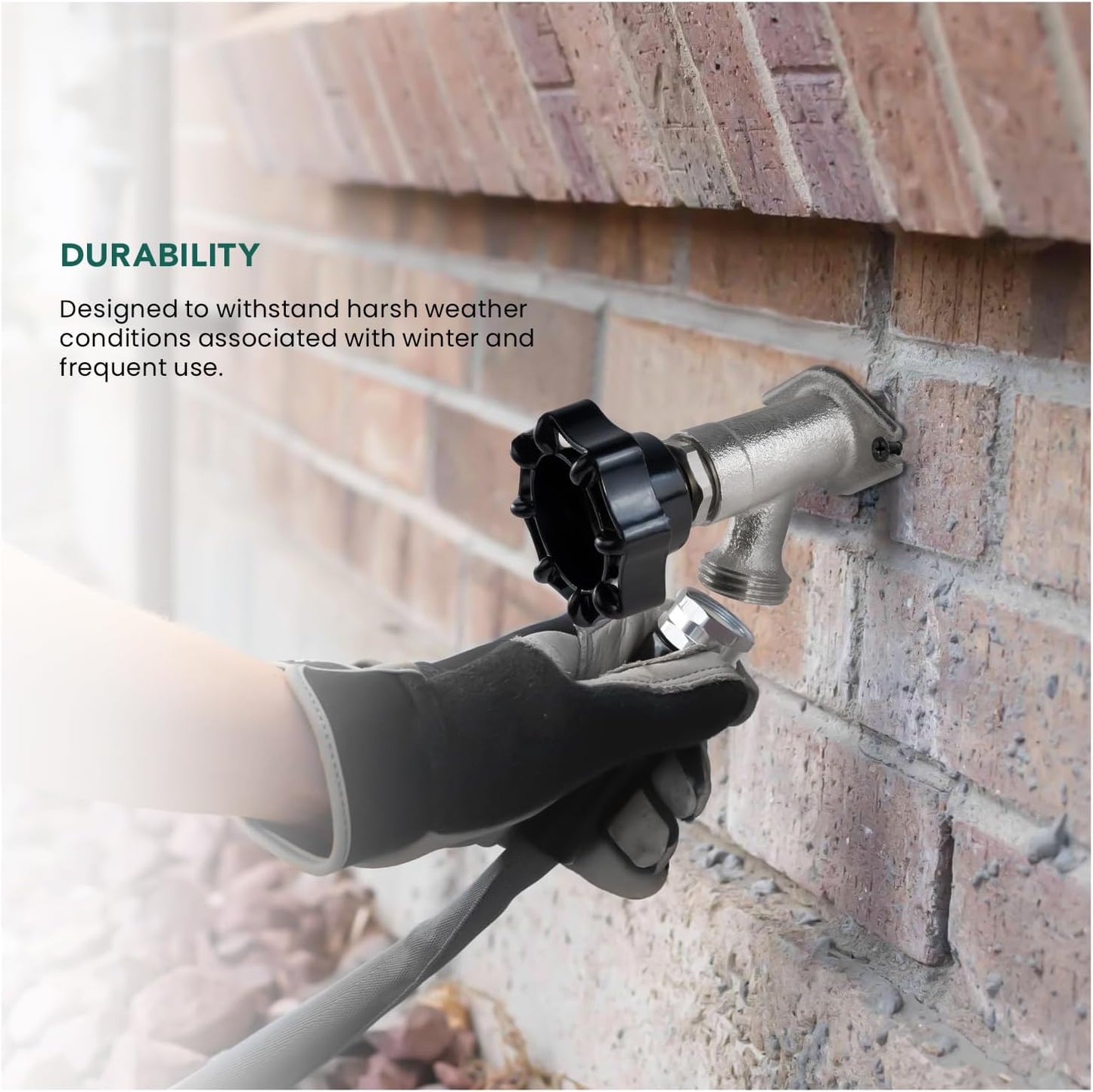 12 Inch 1/2" 3/4" Midline Valve Frost-Free Sillcock, Chrome-Plated Brass Body MIP/Sweat Inlet x Hose Bib Outlet