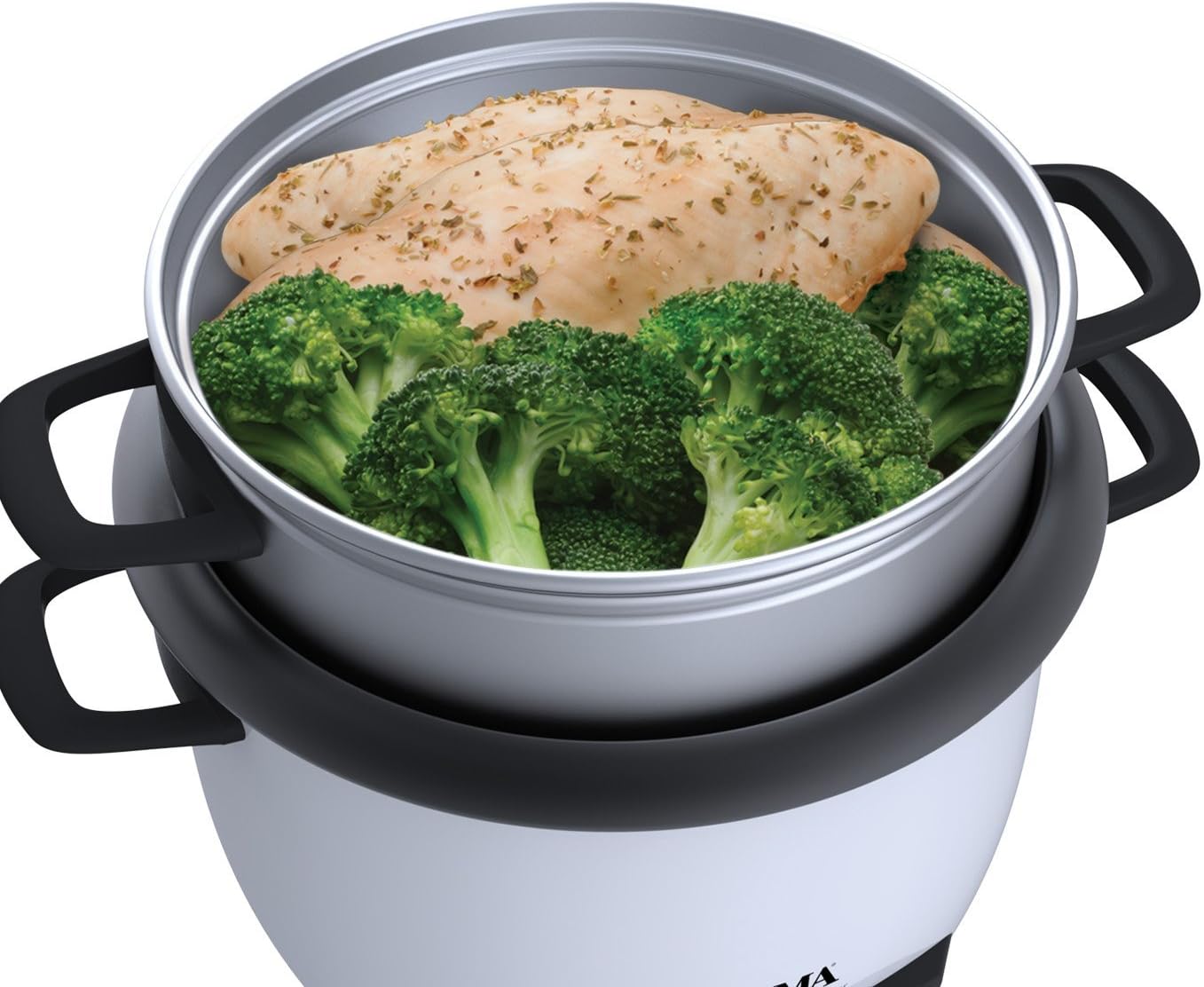 14-Cup (7-Cup (ARC-747-1NG),White Aroma Housewares (Cooked) UNCOOKED) Pot Style Rice Cooker and Food Steamer