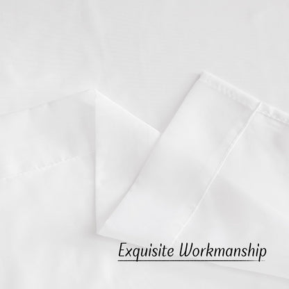 NICETOWN Airy Sheer Window Curtains, 54 inch Length, Solid Ivory Voile Sheer Texture, Set of 2