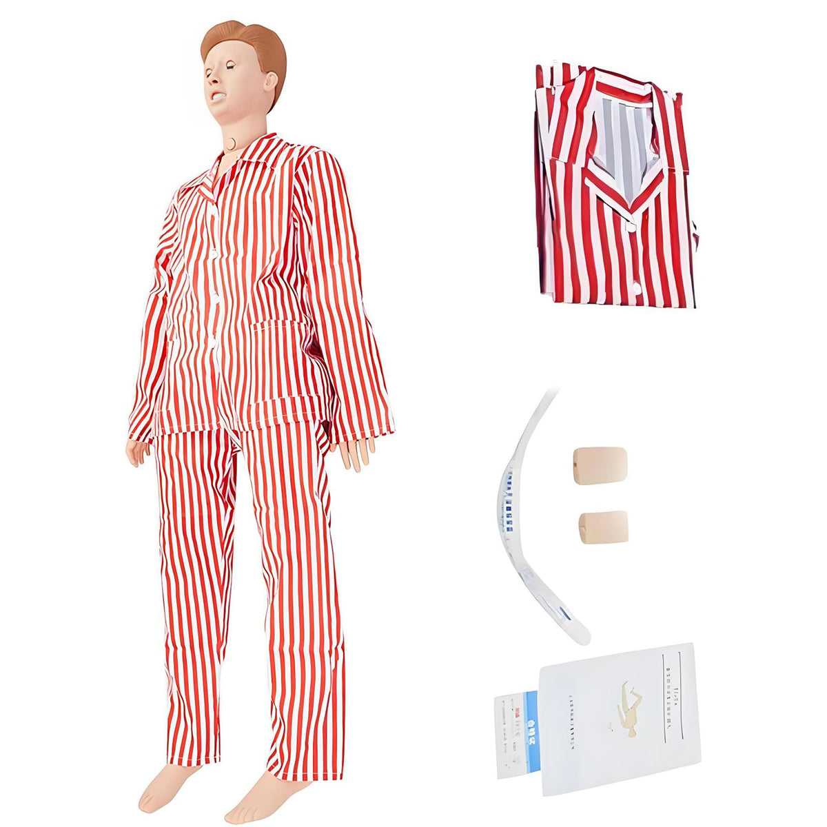 SKUWGW Adult Female Full-Body Anatomical Model, 67in Nursing Training Mannequin for Clinical Skills Training & Patient Care Education - Nursing School Supplies