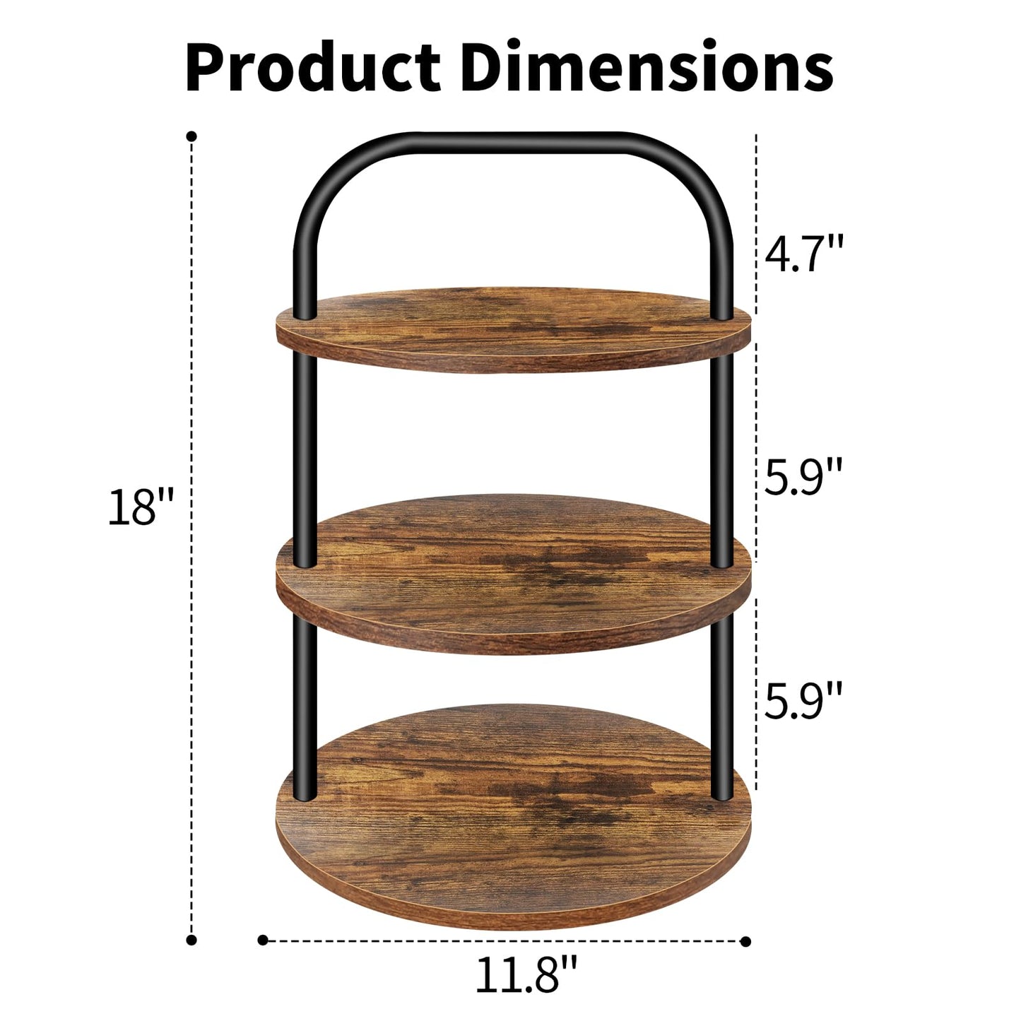 Cupcake Stand, Wooden Cupcake Stand for 100 Cupcakes 3 Tier Large Dessert Table Display Set Cupcake Tower Tiered Tray Stand Serving Tray for Party Supplies Vendor Display Farmhouse Decor