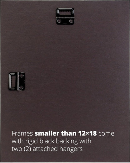 Craig Frames 7171610BK 8.5 x 11-Inch Picture/Poster Frame, Solid Black, Wood Grain Finish