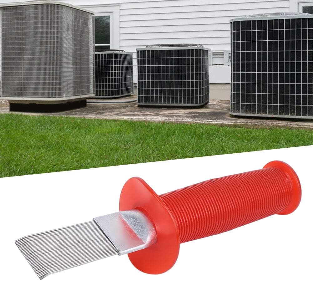 Air Conditioner Condenser Fin Cleaner Comb, Stainless Steel Manual Tool for Refrigerator Coil Cleaning.