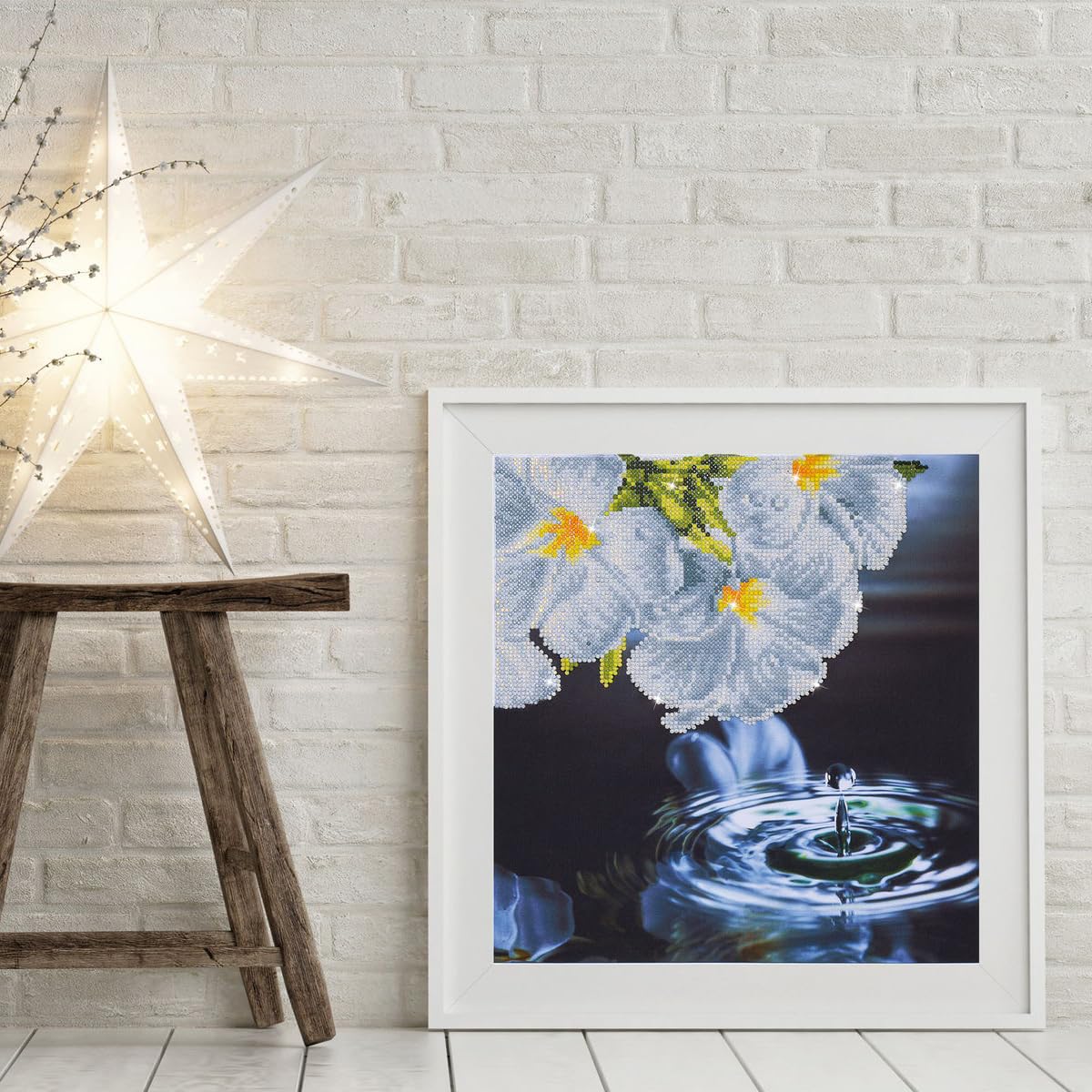 DIAMOND DOTZ Water Droplet Diamond Painting Kits for Adults - Diamond Art Kits a Relaxing Creative Craft Kit with Dotz Gems 14x13