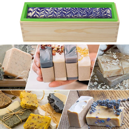 6 Pack 42 oz Soap Loaf Moldes, Soap Moldes for Soap Making with Wooden Boxes, Soap Bar Moldes Can Be Used for Homemade Soap Produce, Soap Making, Ideal Size and Large Capacity