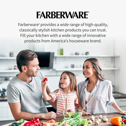 Farberware Easy to use pro Pump Spinner with Bowl, Colander and Built in draining System for Fresh, Crisp, Clean Salad and Produce, 6.6 quart, Green
