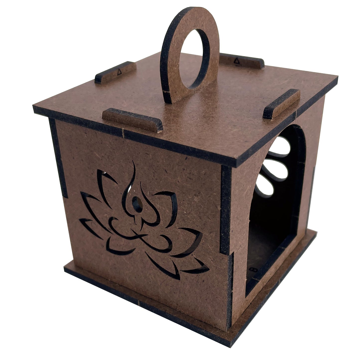 Wooden Light Kit Puzzle – 10 Pack - Night Light Craft Kit - Snap Together Desk Sized Light–Educational Wooden Puzzle Toy - Birthday Gift – Diya Lantern Puzzle