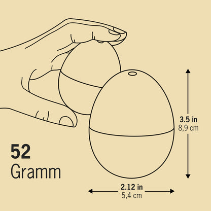 Circles Beepegg – Egg Timer for Boiling Eggs – Musical Egg Cooker for Soft, Medium, Hard Boiled Eggs – Food Safe – Singing Floating Egg Timer – Egg Cooker for 3 Levels of Doneness - Brainstream