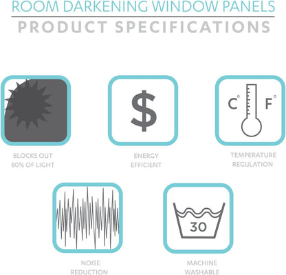 Lush Decor Weeping Flowers Valance Curtain for Windows, Navy and Blue, 18" x 52"