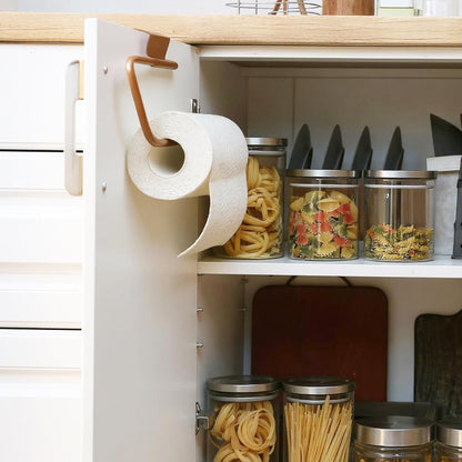 12.4 Inches Gold,1 Yaocom Cabinet Door Paper Towel Holder Camper Under Sink No Drilling Paper Towel Storage