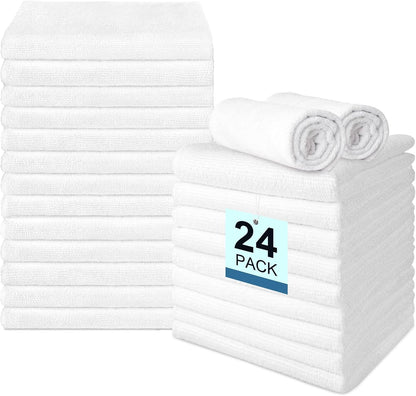 24 Pack Set 16x27 inch UNIMADE Hand Towels - Highly Absorbent and Quick Drying Microfiber Gym Towels, Premium Wash