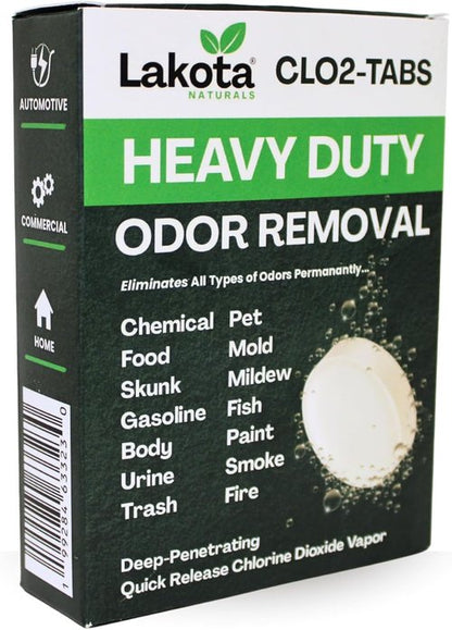Chlorine Dioxide Fogger Kit - Professional Strength Odor Remover for Home, Car & RV | Easy to Use Deodorizer