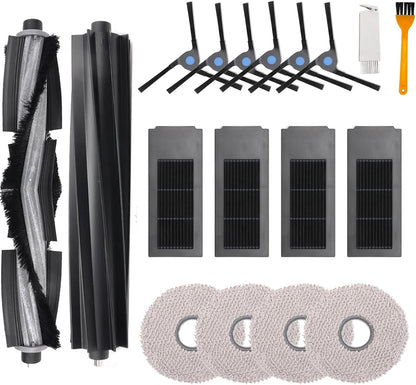 18pcs Accessories Kit for Ecovacs Deebot X2/X2 Omni/X2 Pro/DEX86 Vacuum Cleaner Replacement Parts