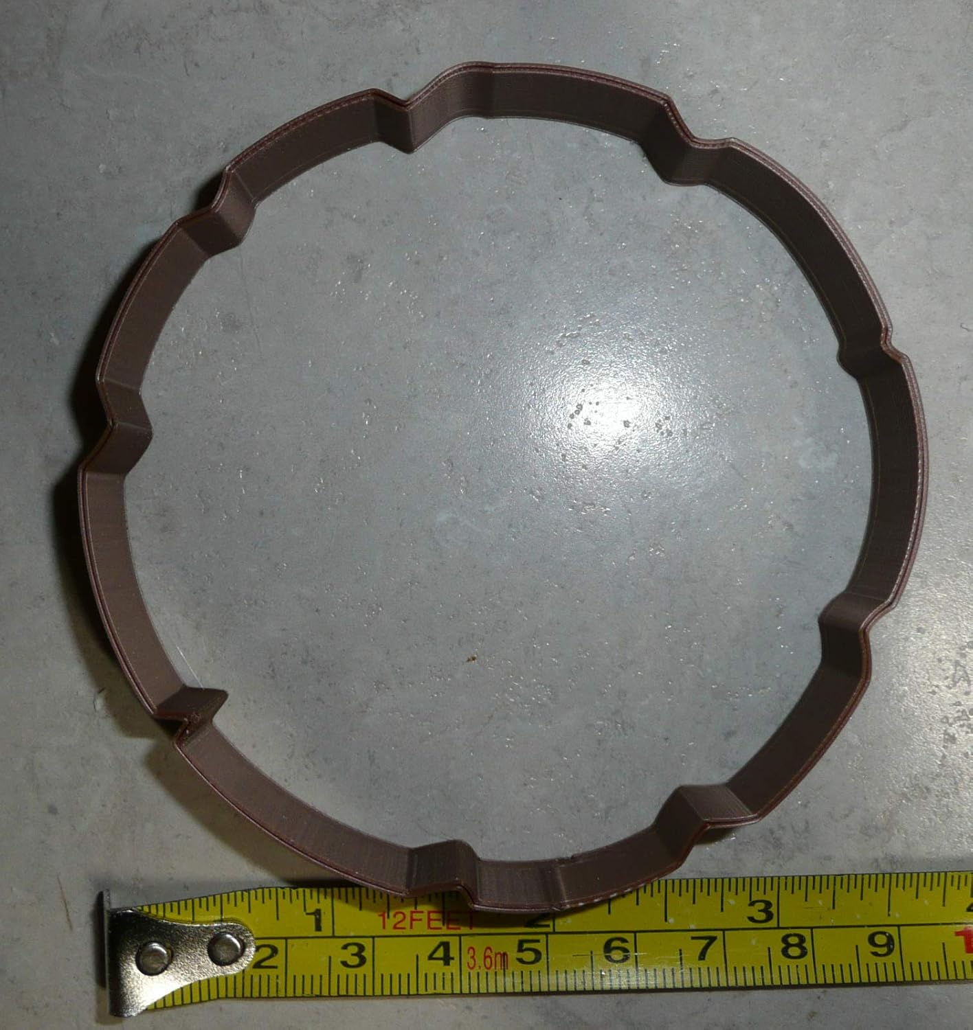 TREE LOG OUTLINE BARK WOOD GRAIN SLICE STUMP COOKIE CUTTER MADE IN USA PR2564