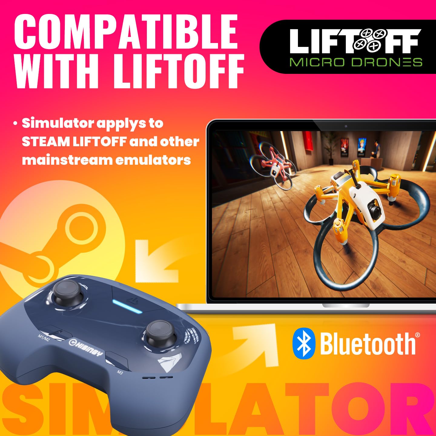 HISINGY Firefly FPV Done Kit,FPV Drone for Kids and Beginners,Micro Drone with Camera, APP Control, Altitude Hold, Video Record and Download,Kids Toys for Boys and Girls, Gift Toys for Birthdays