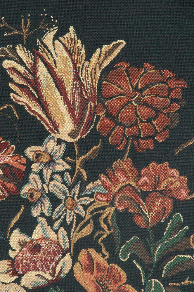 C Charlotte Home Furnishings Inc Bouquet de Verendael Belgian Tapestry Wall Hanging | Viscose Cotton and Polyester Blend Wall Art | 69 in. x 57 in | Home Decor Accents