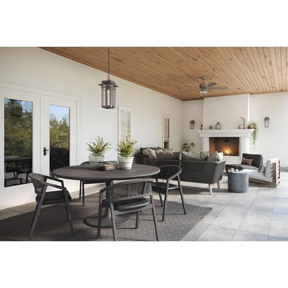 Midvale Collection 5-Blade Galvanized 56-Inch AC Motor Coastal Ceiling Fan