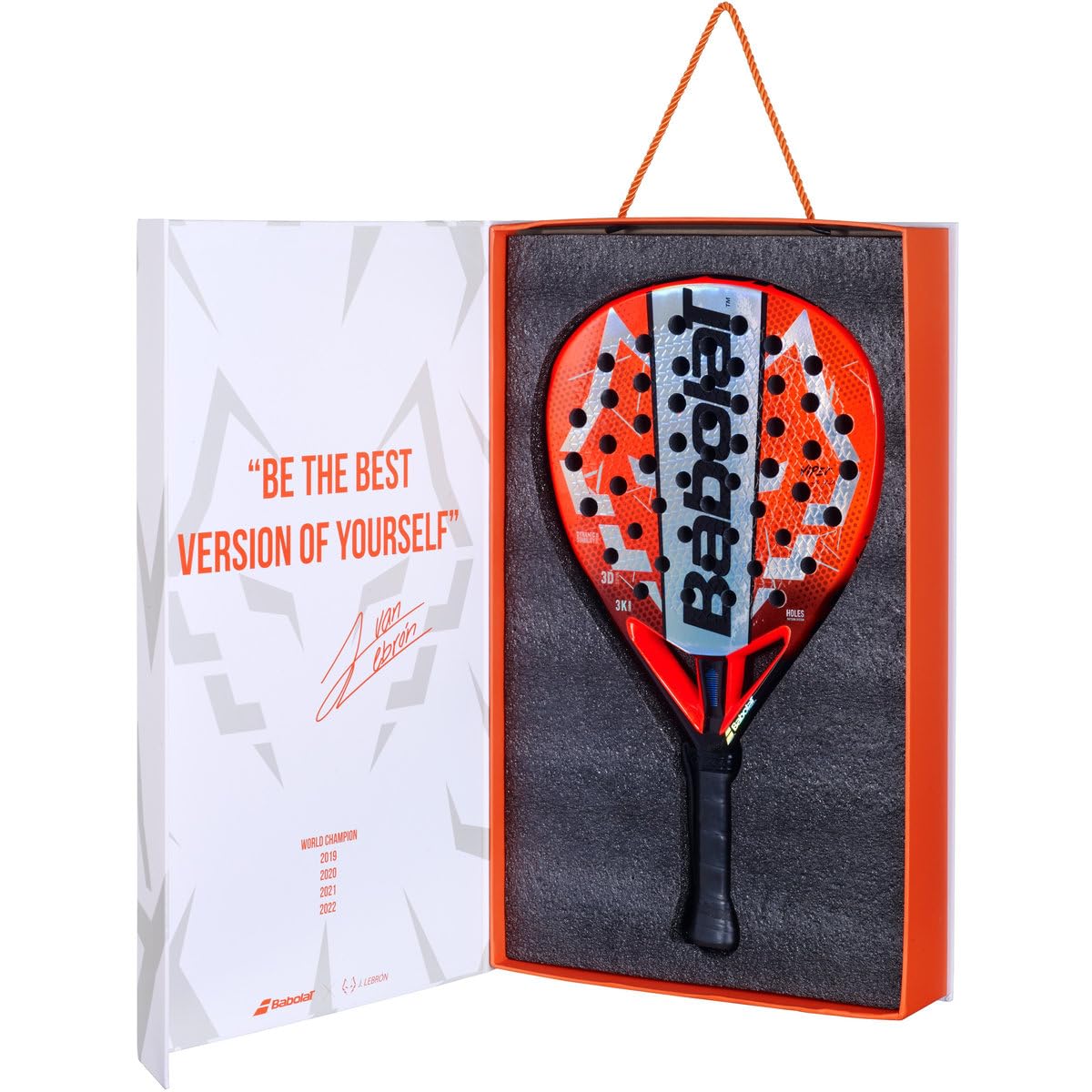 Babolat Viper Juan Lebron 3.0 Padel Racket (Orange/Black)
