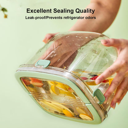 Siuper 4QTS Ice Cube Storage Bin with Sealed Lid for Freezer Clear Ice Bucket w/ Tong for Bar Hotel Refrigerator Containers for Home Beverage Cooler for Whiskey Wine Beers Party Outdoor 8.5*6.6*7.4in