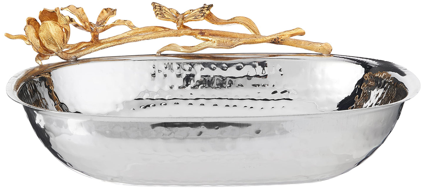 Butterfly Large Square Bowl, 10.5"x2.75"