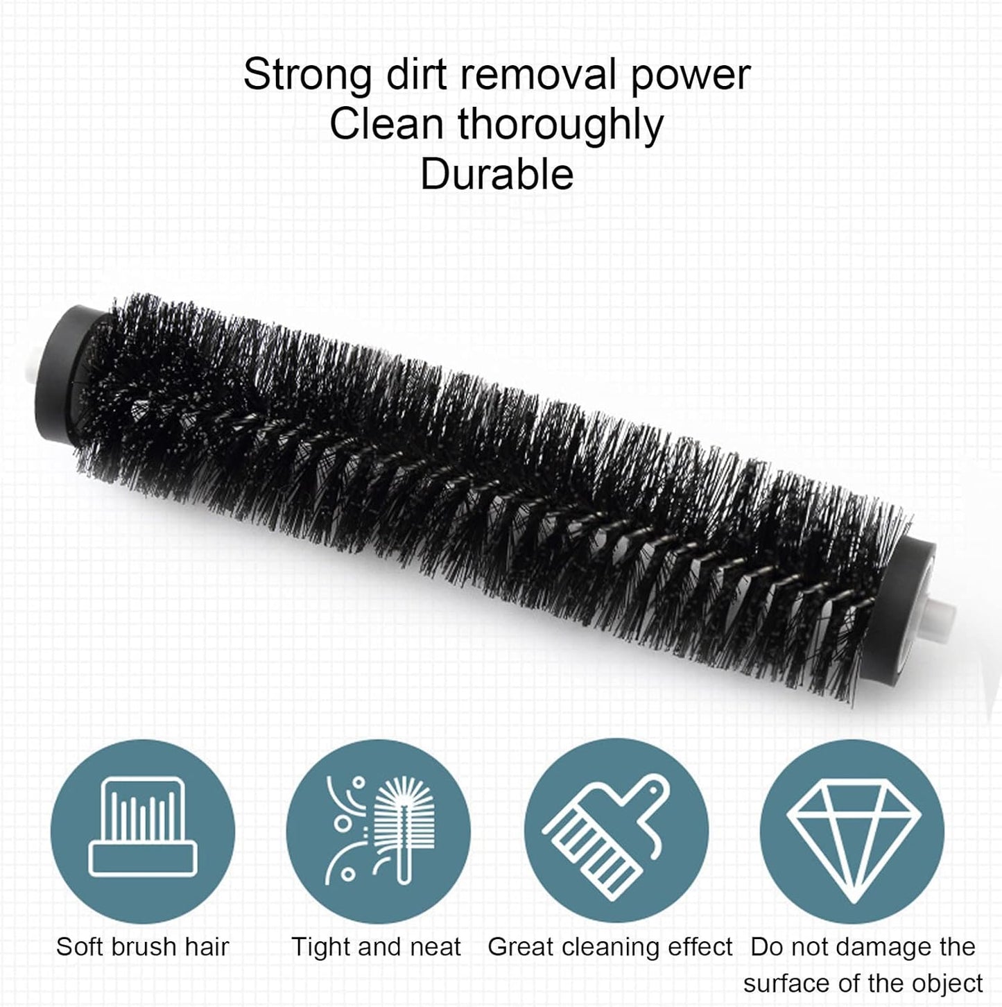 HURRISE Handheld Crumb Sweeper, Reusable Soft Hair Debris Collector for Home Use